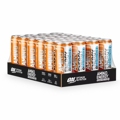 Optimum Nutrition Amino NRG + Electrolytes Orange 24 Piece (6000 ml) Norge | MYEZQ6149