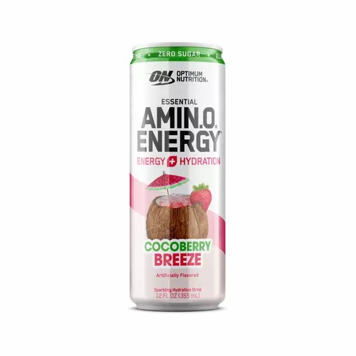 Optimum Nutrition ESSENTIAL AMIN.O. ENERGY+ Electrolytes Sparkling *new* Cocoberry Breeze 355ml * 12 Cans (12 Servings) Norge | ZDXKB4058