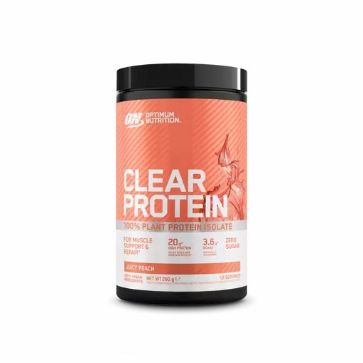 Optimum Nutrition ON Clear Protein 100% Plant Protein Isolate Juicy Peach 280 grams (10 Servings) Norge | MIHPD8294